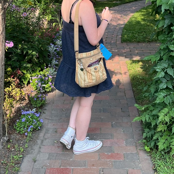 La Hearts Navy Mini Dress with Bow Detail - Picture 5 of 5